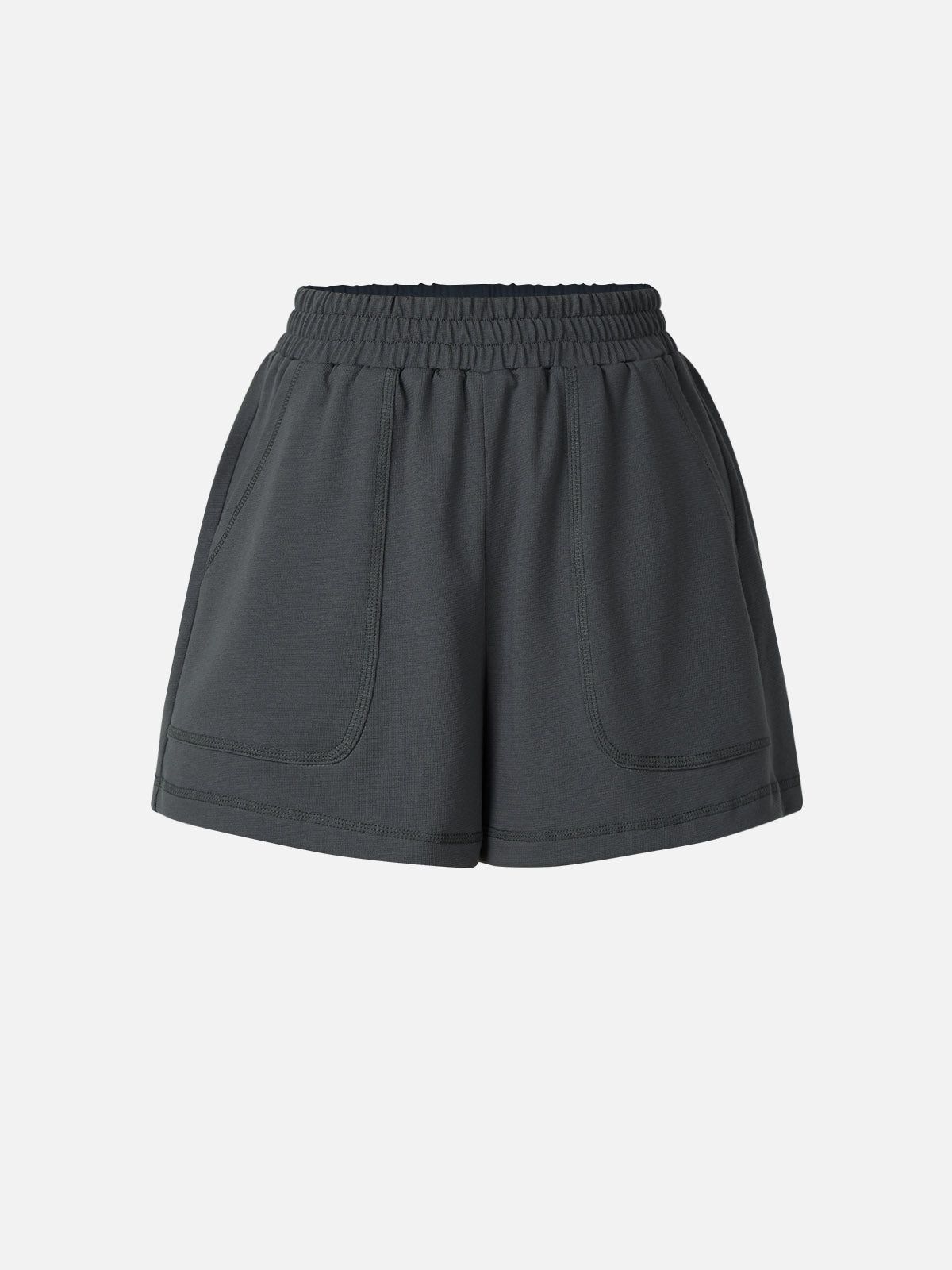 Two-Piece V-Neck Batwing Crop Top & Relaxed Shorts sold by ogl move product image thumbnail 5