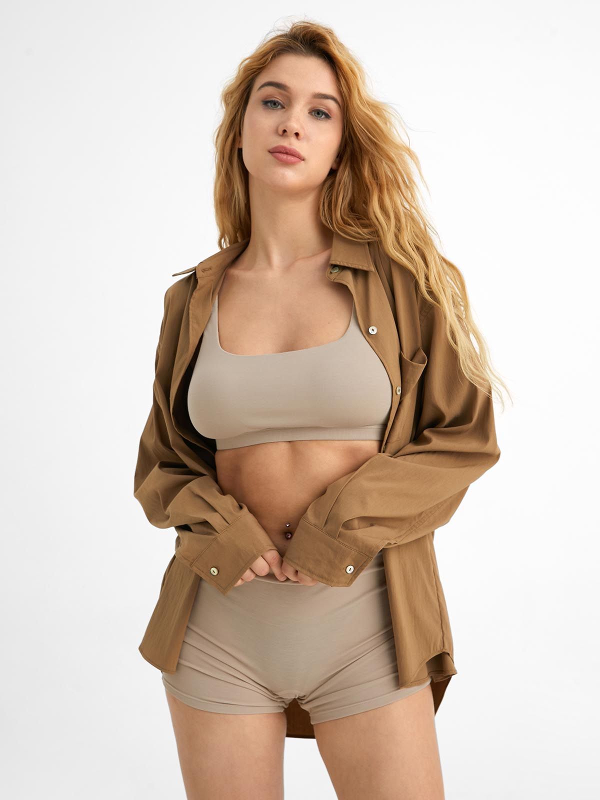 Eco-SkinKiss® Foundation Padded Bralette & Boyshort-2Pcs Set sold by ogl move product image thumbnail 2