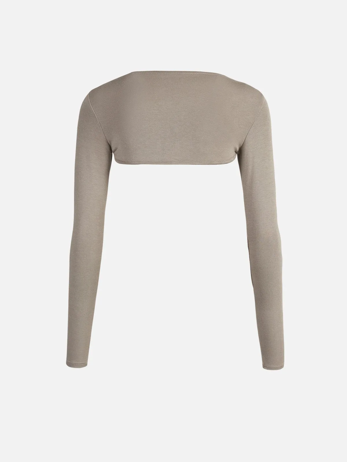 Eco-MiyaMoon® Thermal Crew Shrug Knit Top sold by ogl move product image thumbnail 3