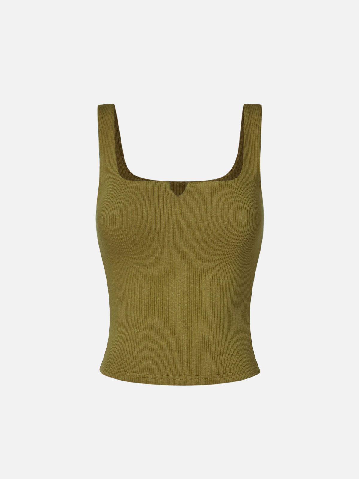 Plantive™ Notch Square Neck Crop Tank sold by ogl move product image thumbnail 2