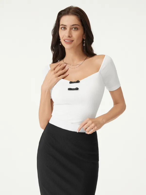 Put-A-Bow-On-It Brami Top sold by ogl move