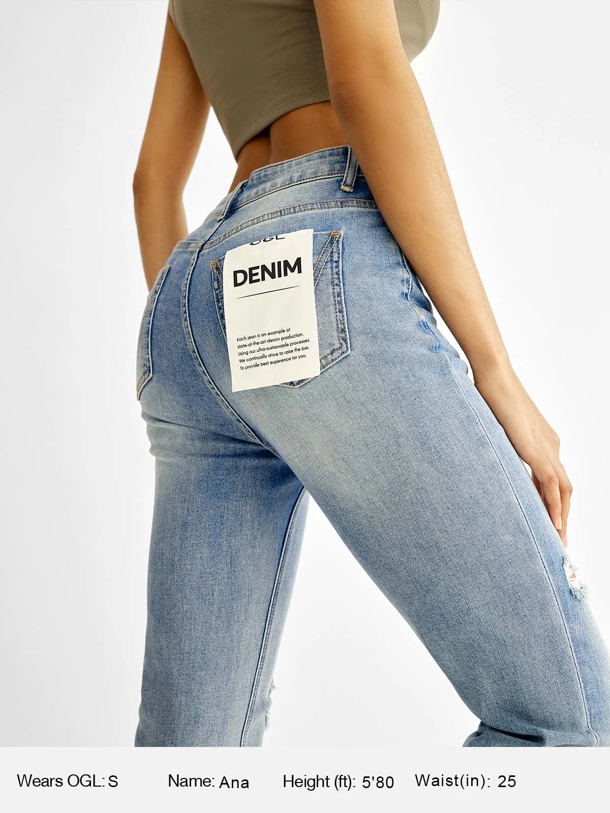 Ripped Taper Jean sold by ogl move product image thumbnail 5