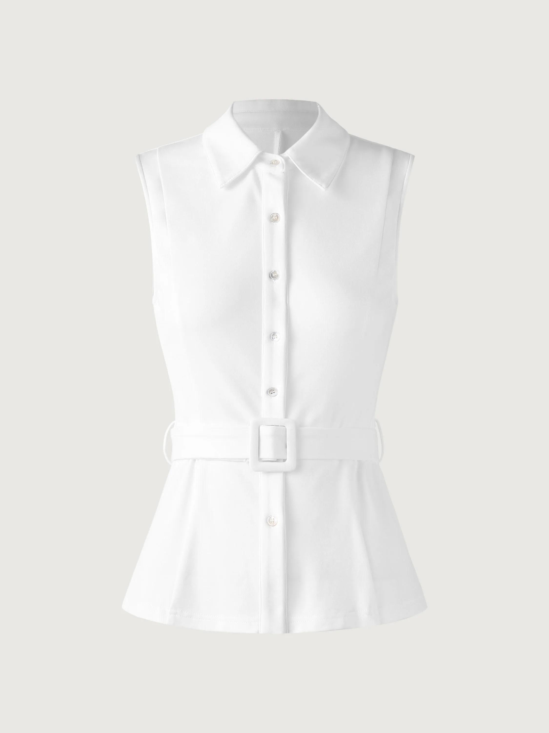 Belted Sleeveless Shirt sold by ogl move product image thumbnail 2