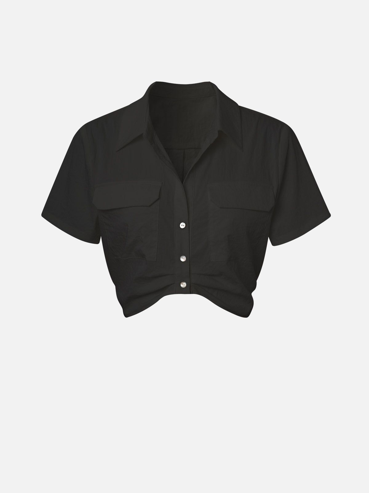 V Neck Cropped Cooling Shirt Top sold by ogl move product image thumbnail 7