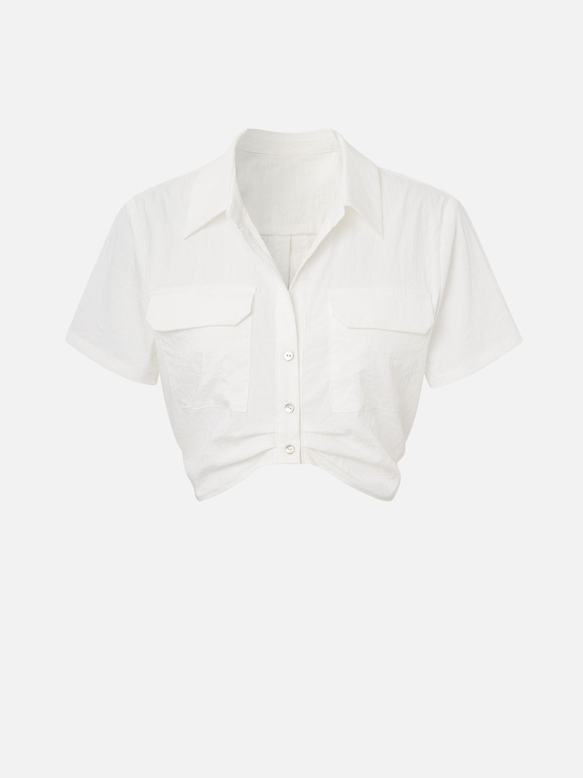 V Neck Cropped Cooling Shirt Top sold by ogl move product image thumbnail 2