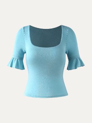 MilkyTender Tencel Ruffle Sleeve Brami Top sold by ogl move