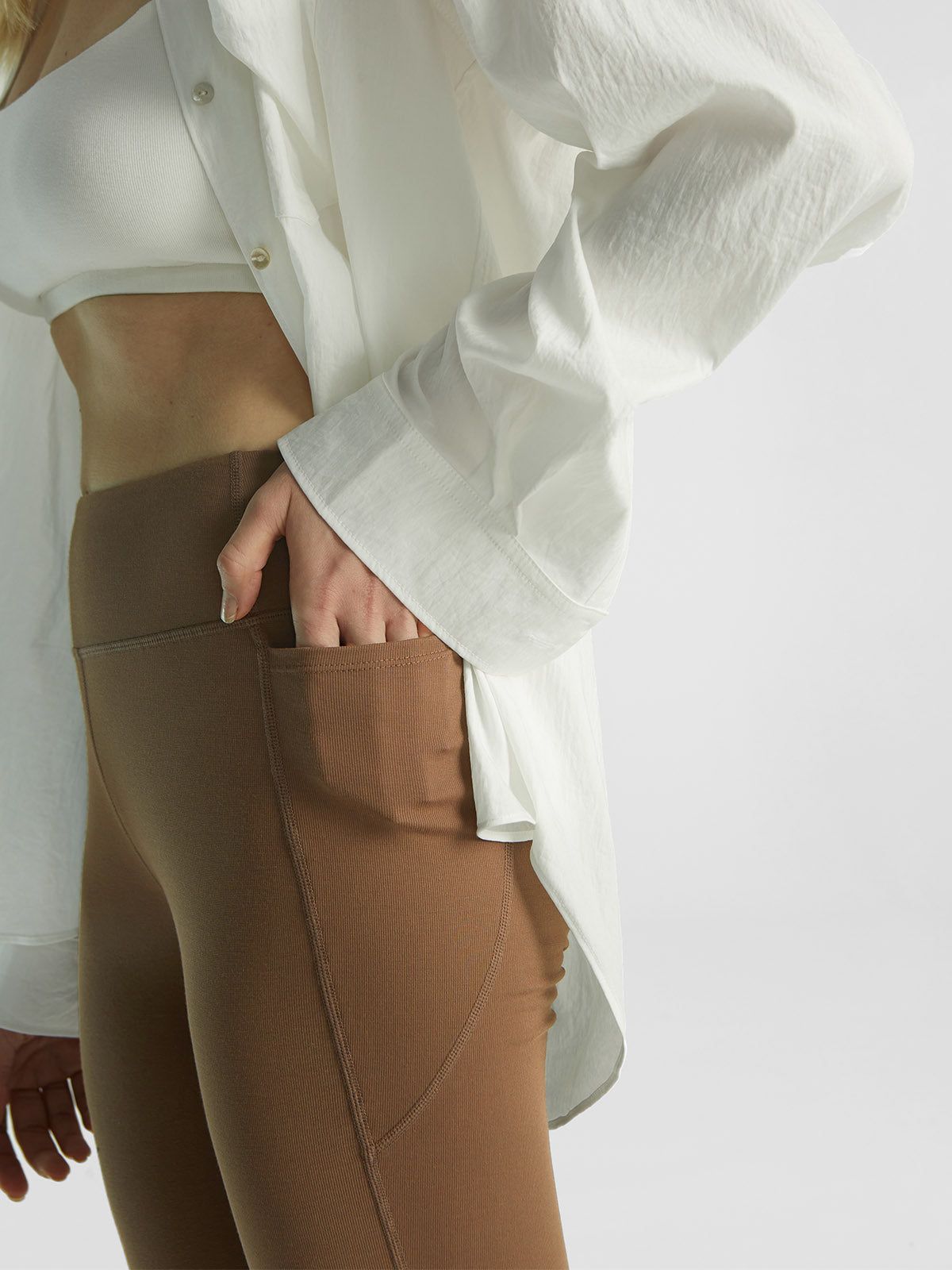 IcyAir® Cooling High Waisted Tummy Control Leggings with Pockets sold by ogl move product image thumbnail 4