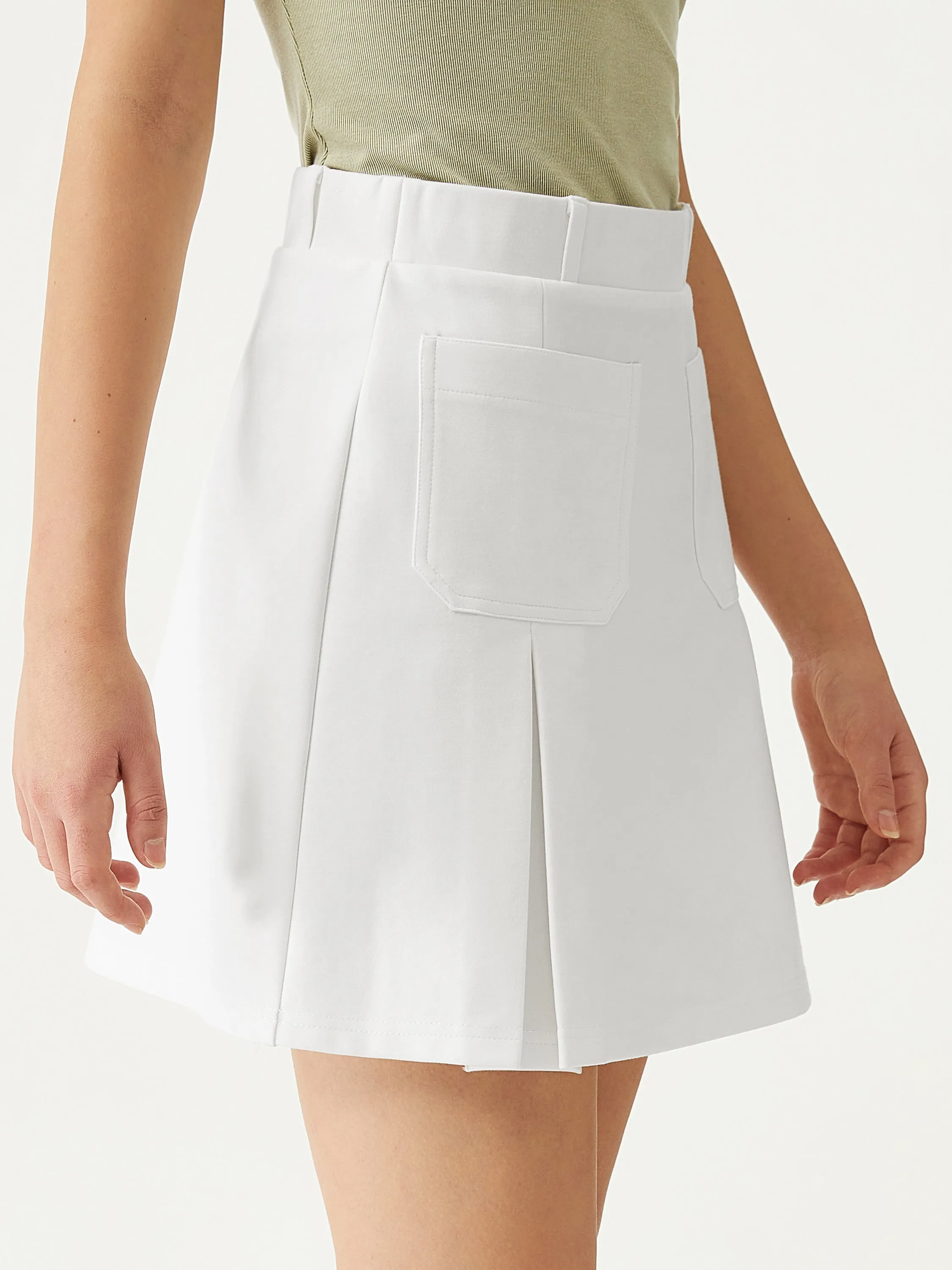Mini A-Line Skirt With Patch Pockets sold by ogl move product image thumbnail 3
