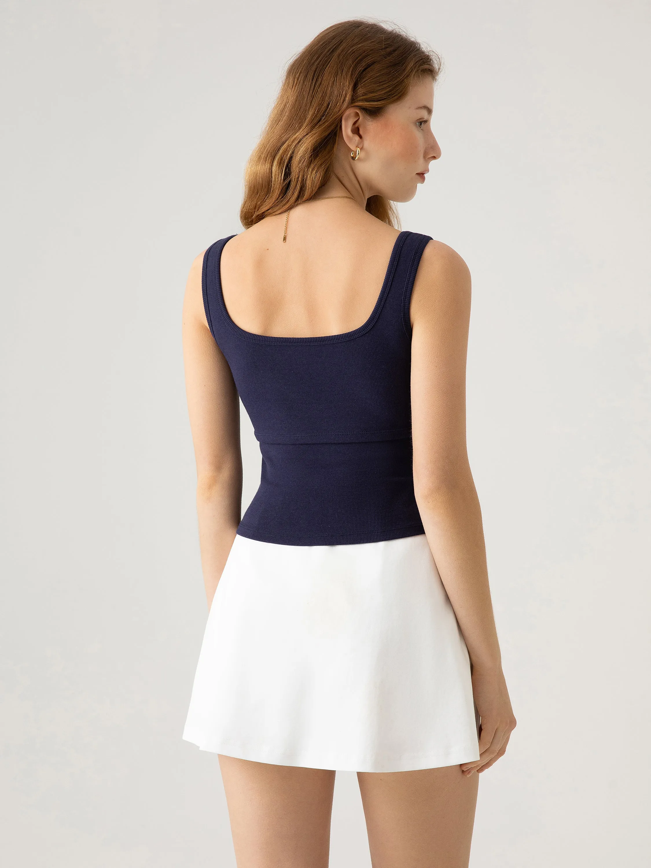 Square Neck Layering Brami Tank sold by ogl move product image thumbnail 5