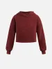 Polar Fleece Drop Shoulder Cropped Hoodie sold by ogl move