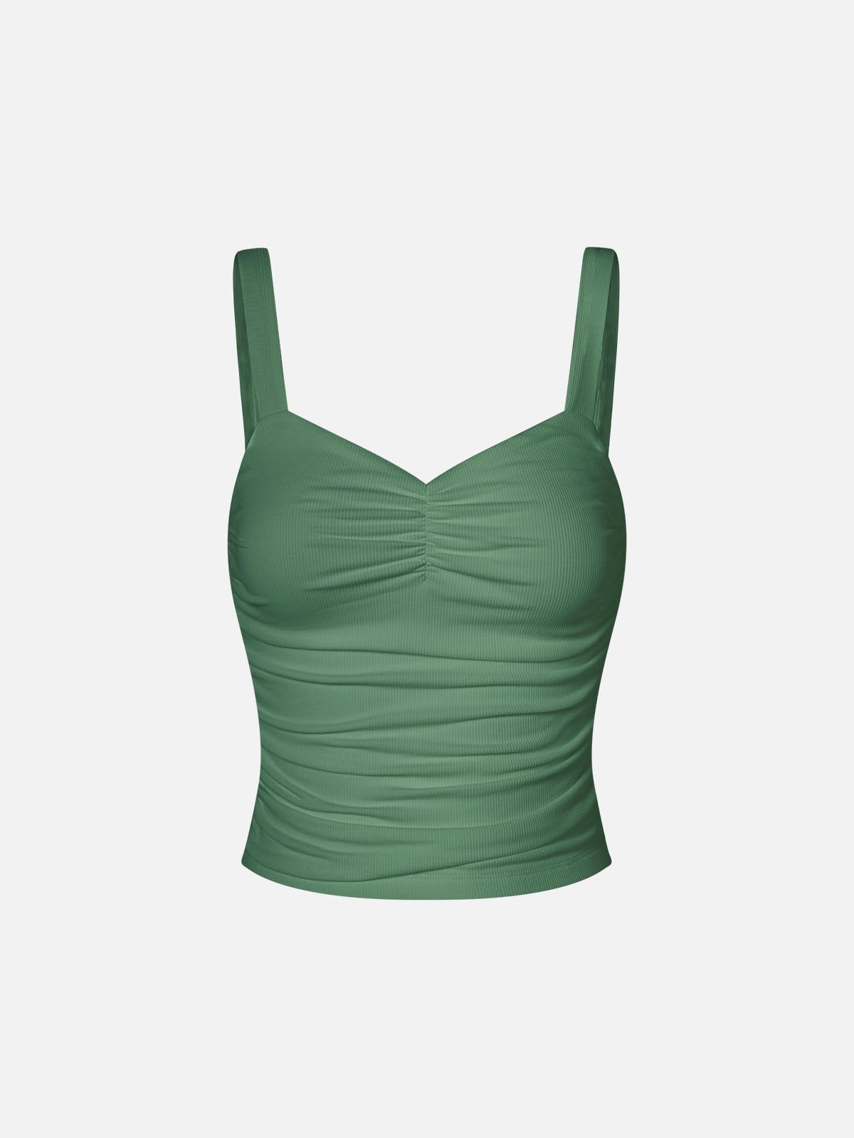 Eco-SkinKiss® Ruched Double-Lined Tank sold by ogl move product image thumbnail 2