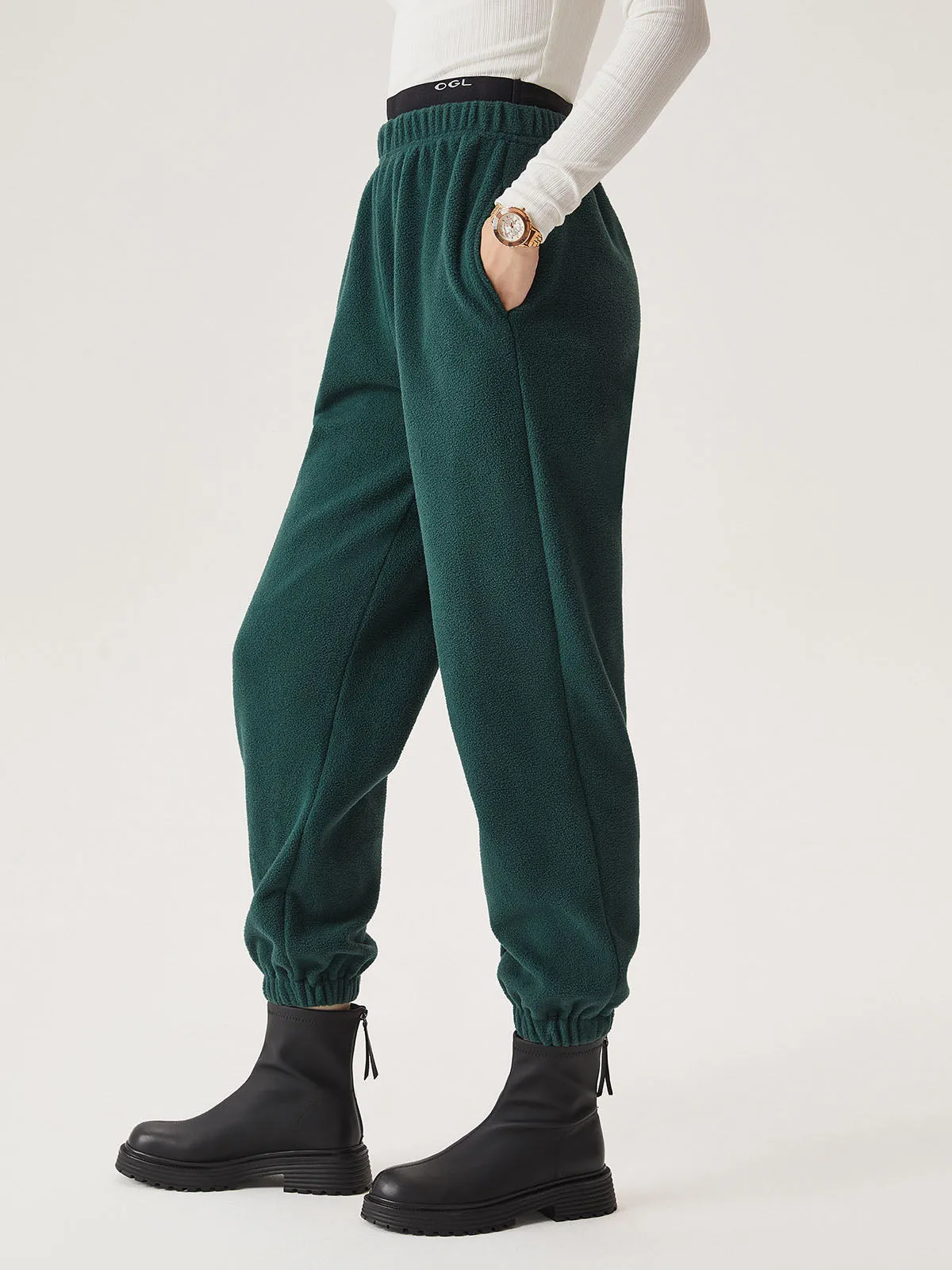 Polar Fleece Double Waistband Jogger sold by ogl move product image thumbnail 5