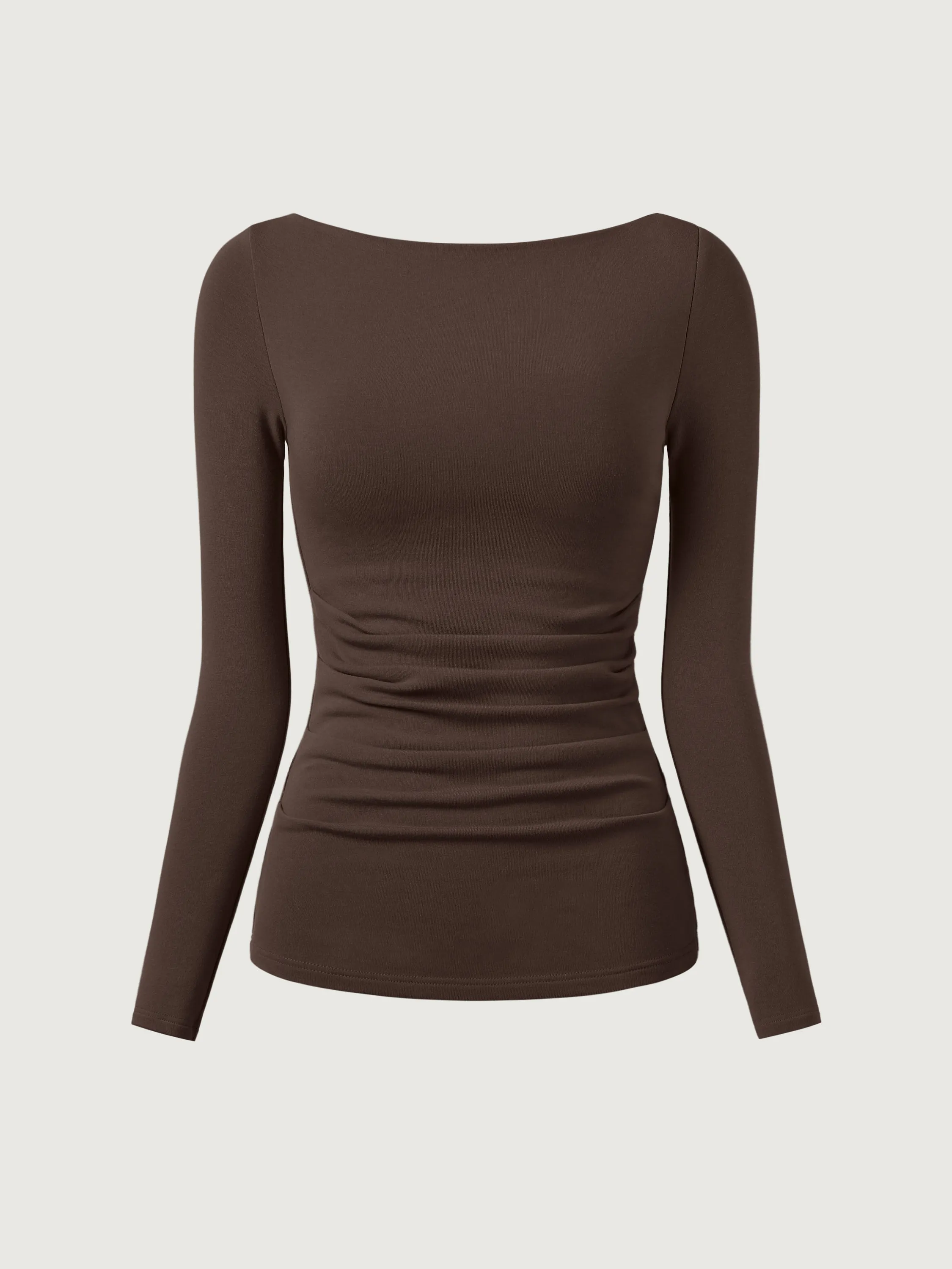 Eco-Mousse® Boatneck Tucks Brami Top sold by ogl move product image thumbnail 2