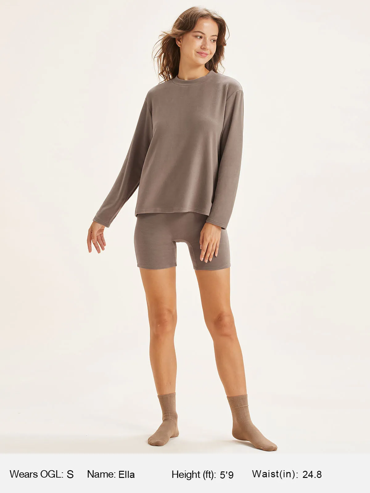 Anti-Bacteria Crew Neck Long Sleeve T-Shirt sold by ogl move product image thumbnail 5