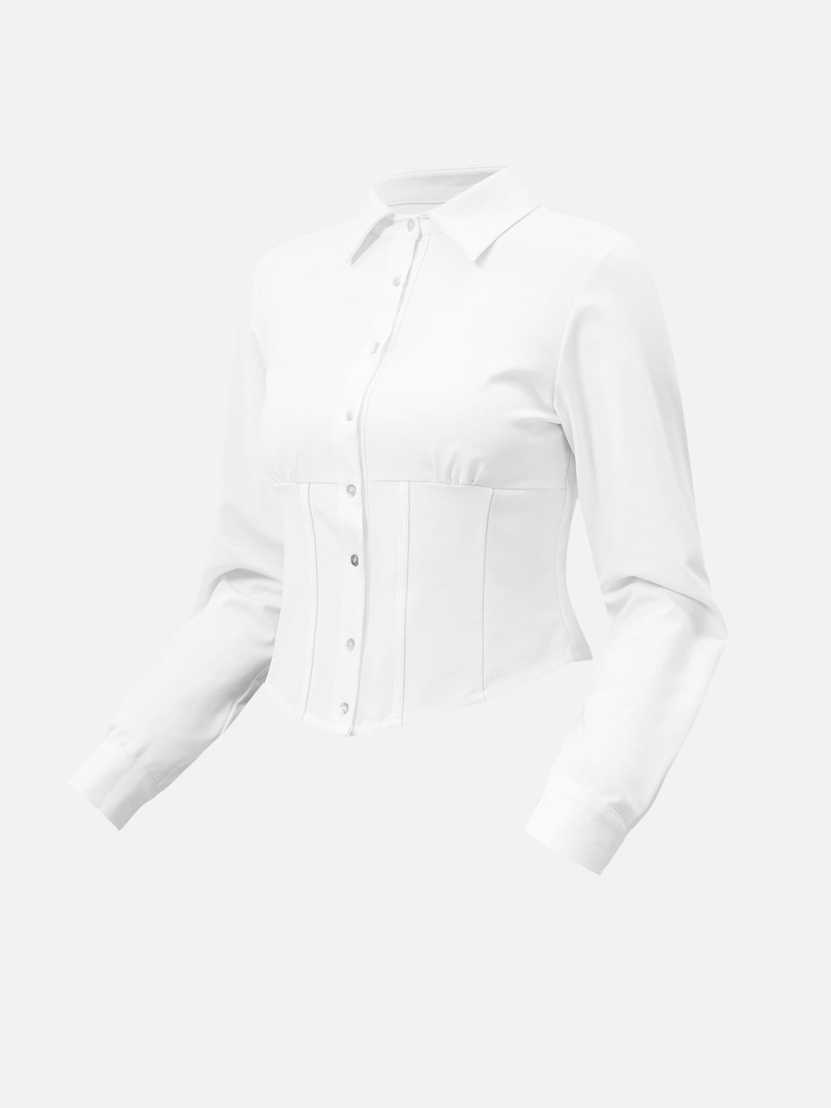 Tencel Stretchy Corset Shirt Top sold by ogl move product image thumbnail 6