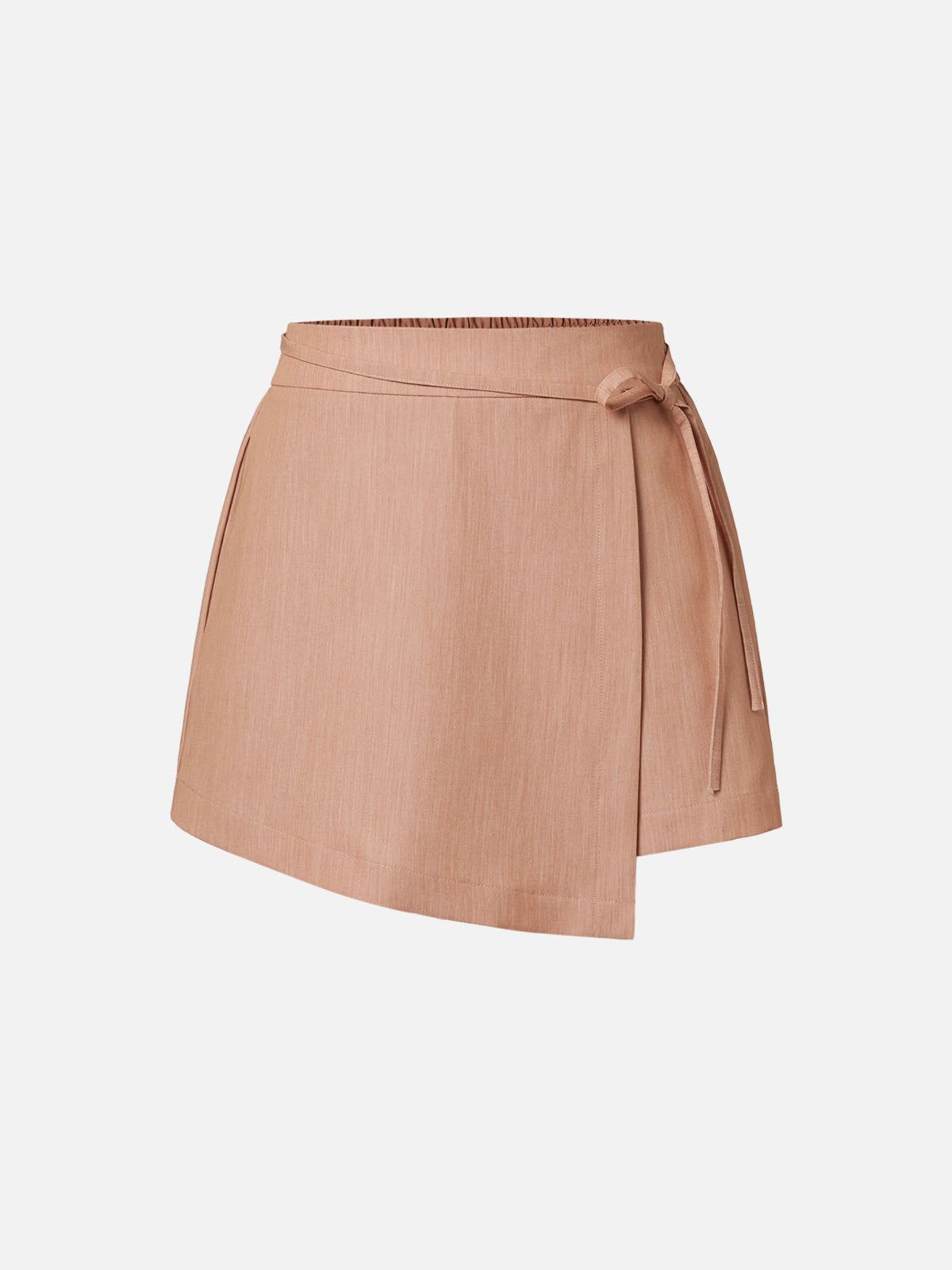 Denim-Look Overlay Drawstring Shorts sold by ogl move product image thumbnail 2