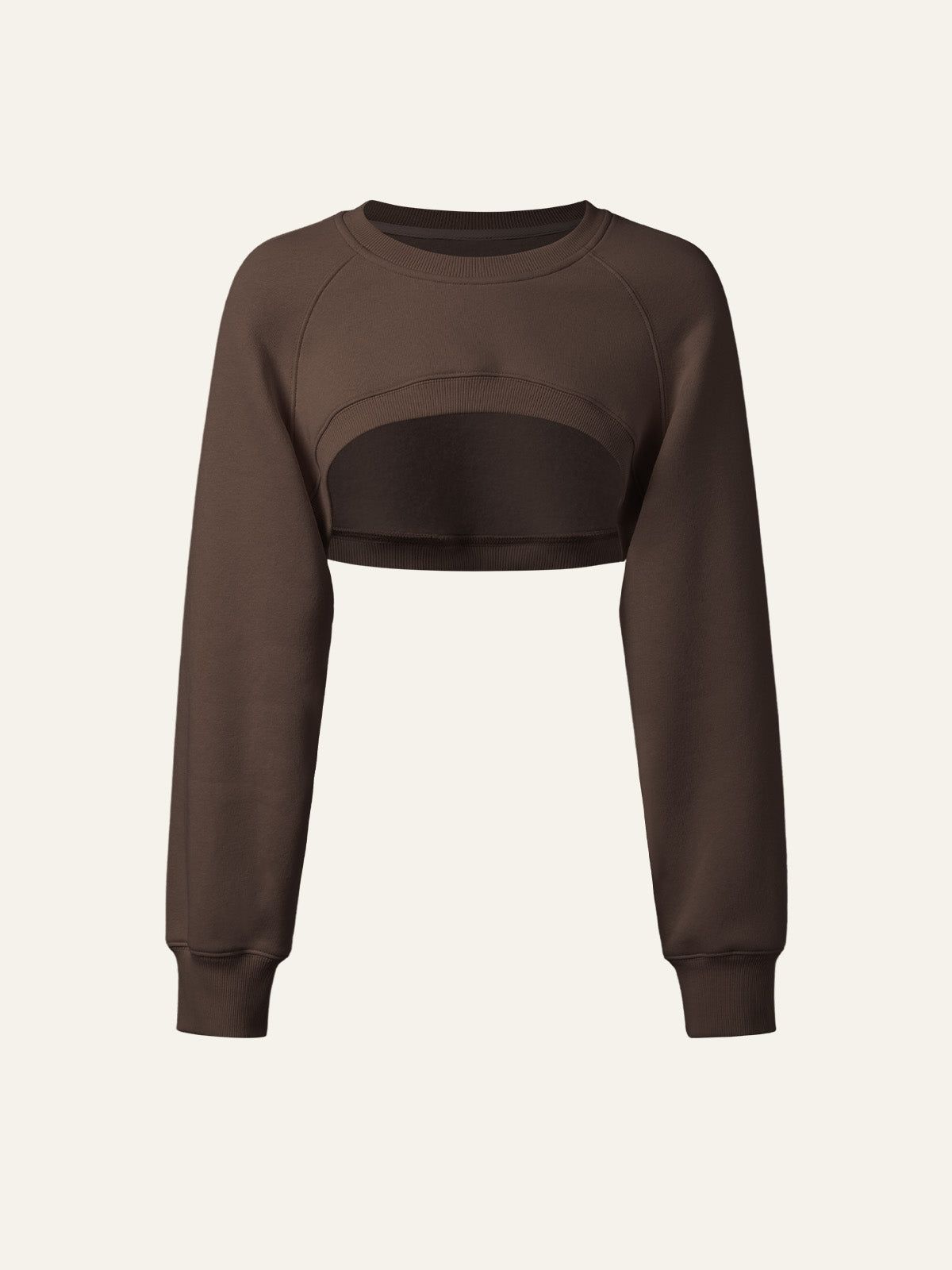 Polar Fleece Raglan Sleeve Crew Neck Sweatshirt Shrug sold by ogl move product image thumbnail 9