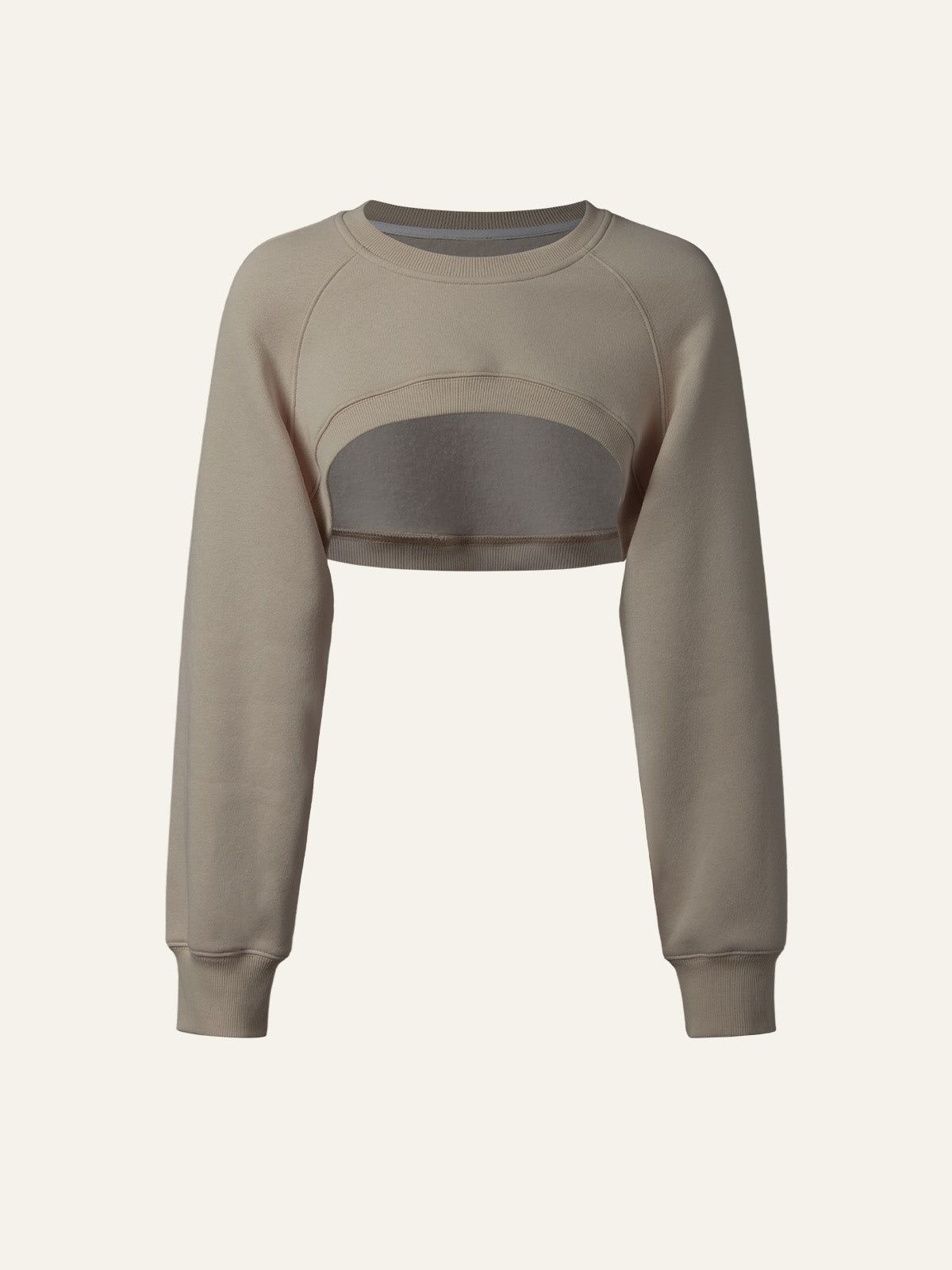 Polar Fleece Raglan Sleeve Crew Neck Sweatshirt Shrug sold by ogl move product image thumbnail 10