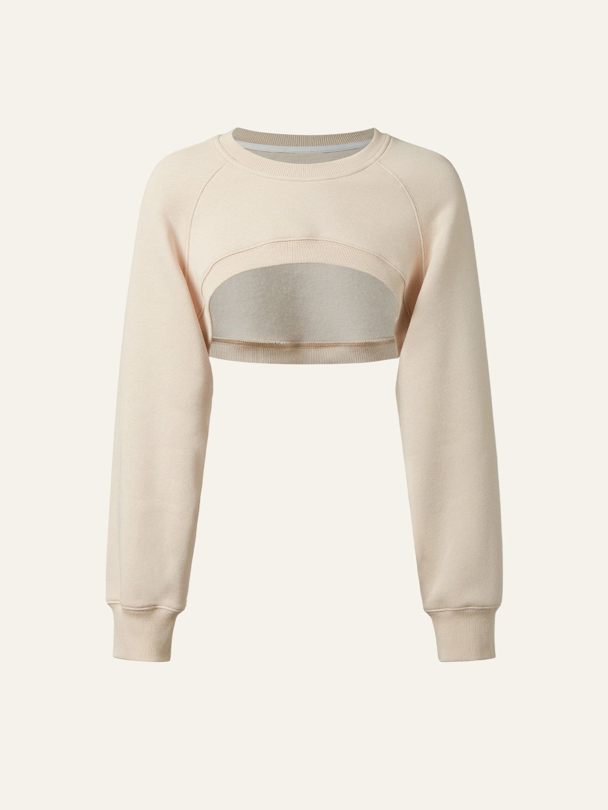 Polar Fleece Raglan Sleeve Crew Neck Sweatshirt Shrug sold by ogl move product image thumbnail 7