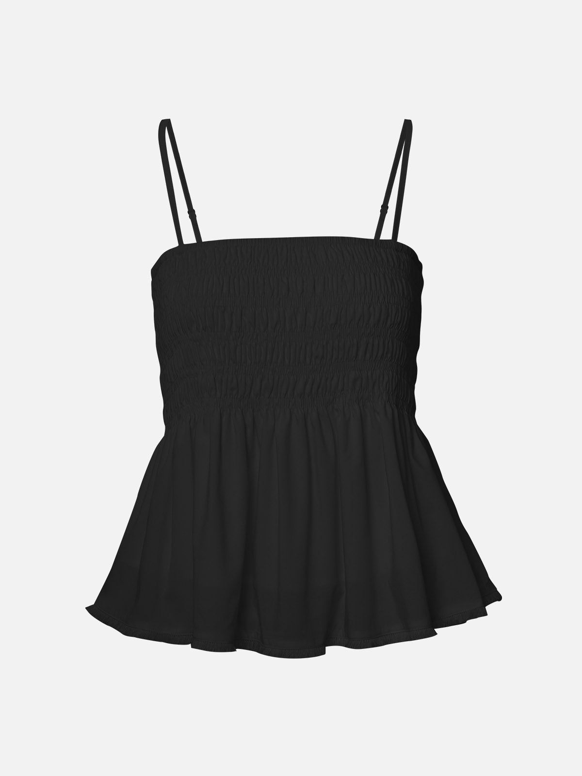 Babydoll Ruffle Smocked Cami sold by ogl move product image thumbnail 7