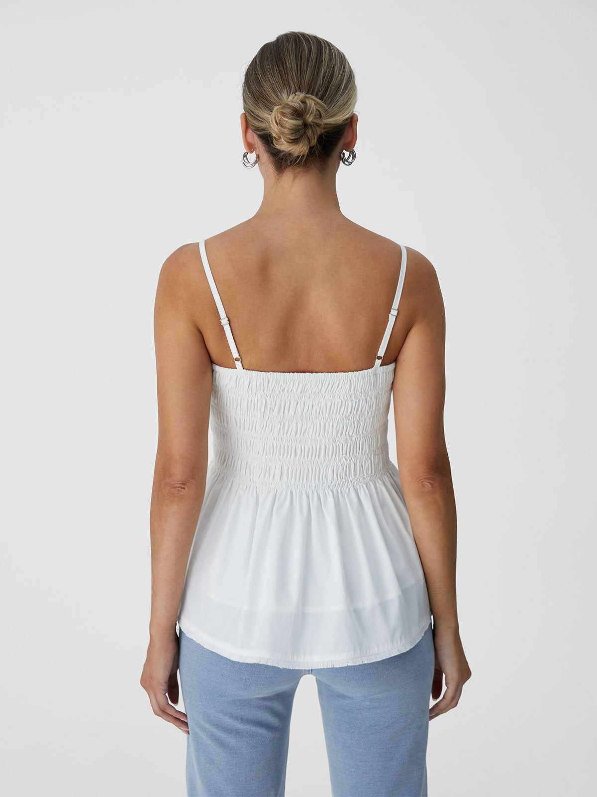 Babydoll Ruffle Smocked Cami sold by ogl move product image thumbnail 4