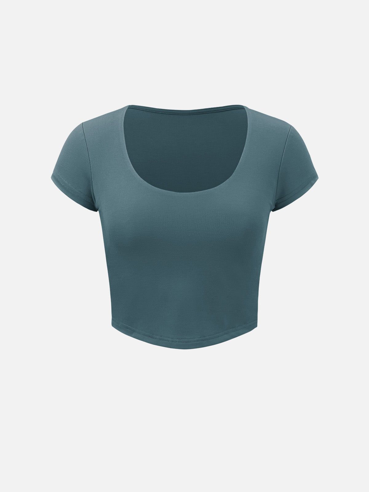 IcyAir® Cooling Round Neck Short Sleeve Crop Top sold by ogl move product image thumbnail 2