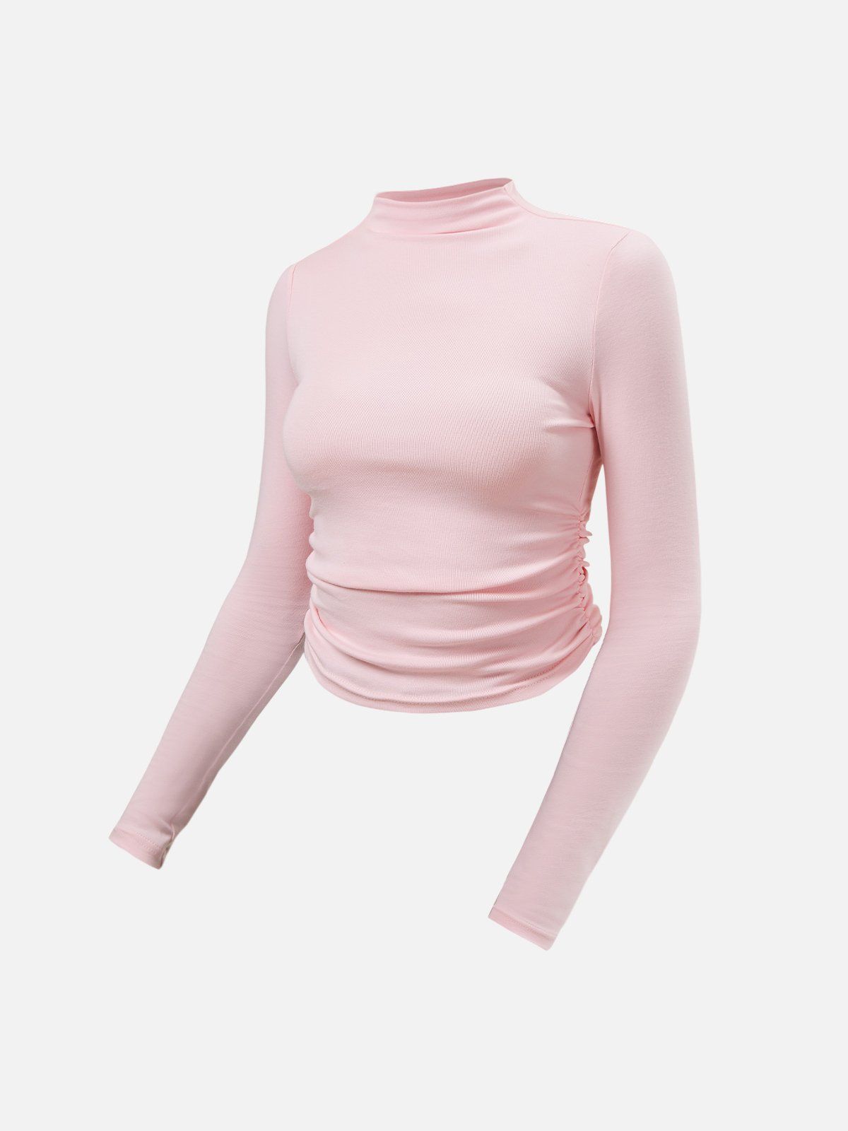 Plantive™ Side-Ruched Mock Neck Top sold by ogl move product image thumbnail 10