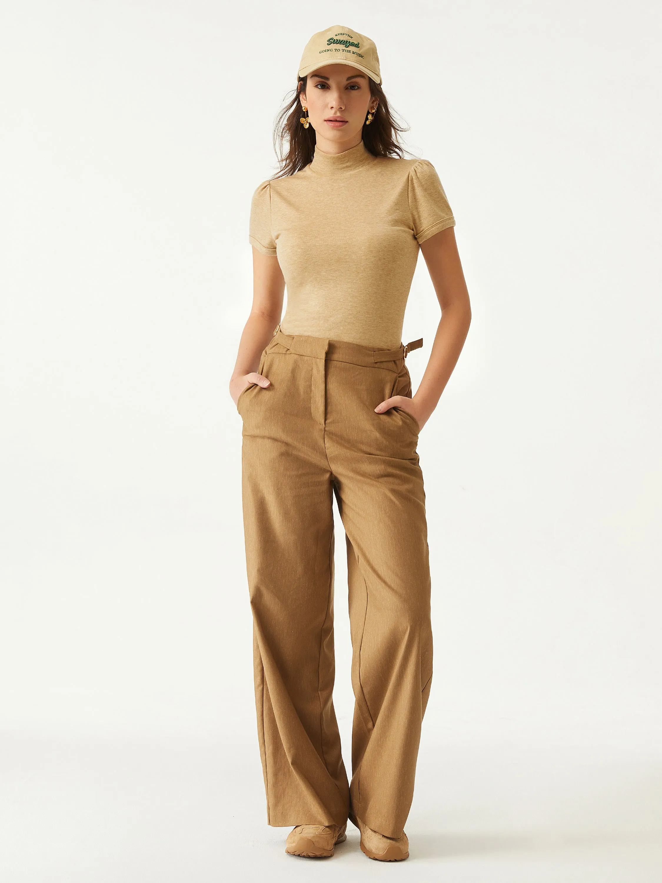 Wool Blend Mock Neck Top sold by ogl move product image thumbnail 5