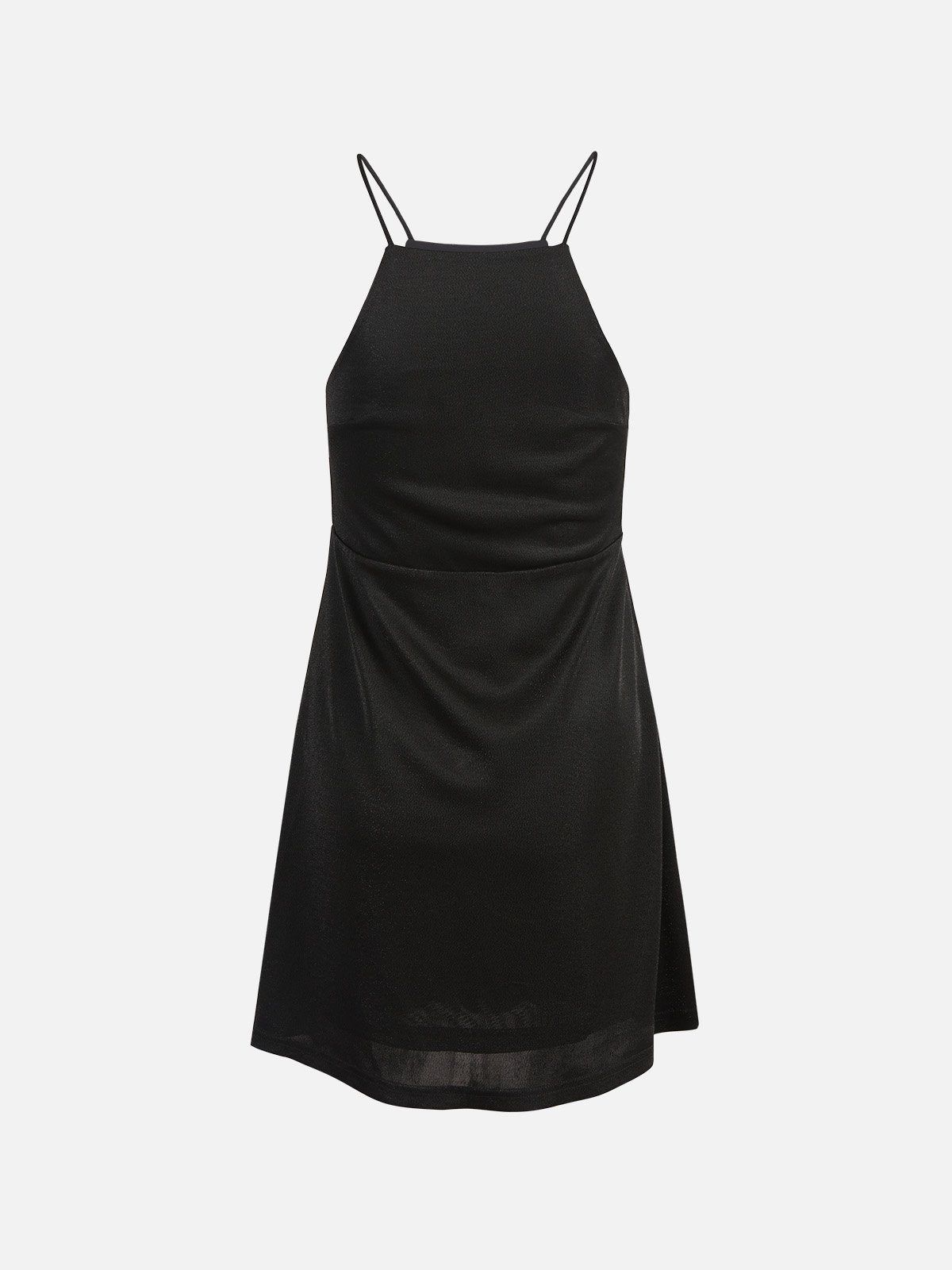 Acetate Knit Halter Neck Line Mini Dress sold by ogl move product image thumbnail 4