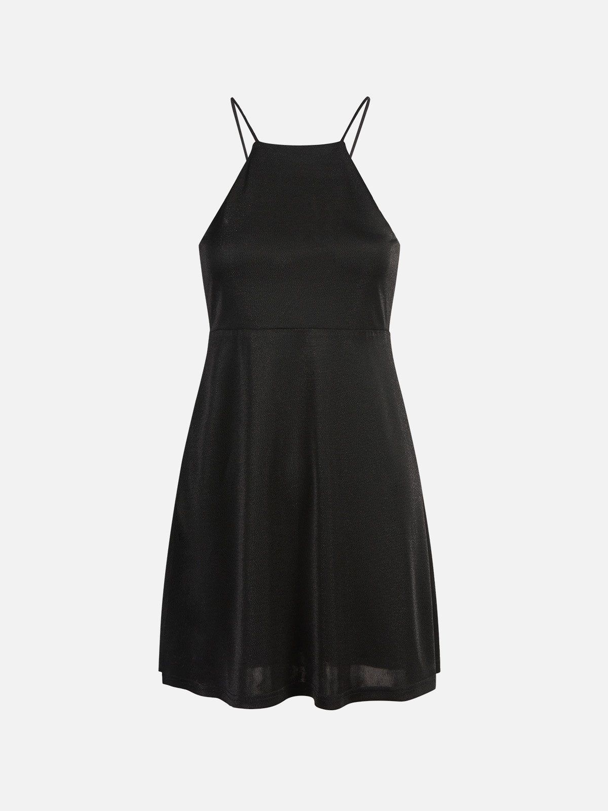 Acetate Knit Halter Neck Line Mini Dress sold by ogl move product image thumbnail 2