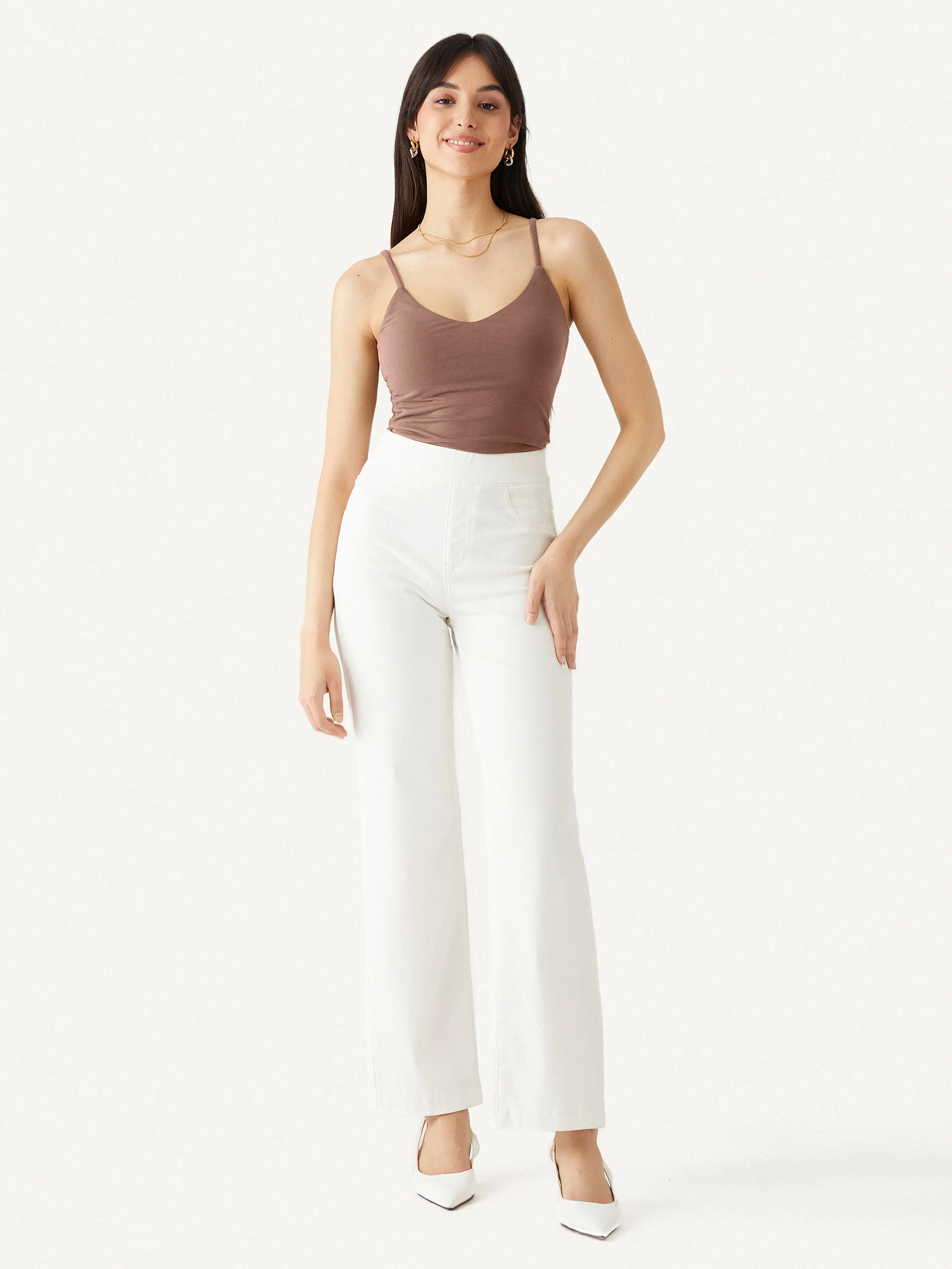 Cotton Jersey V-Neck Brami sold by ogl move product image thumbnail 5