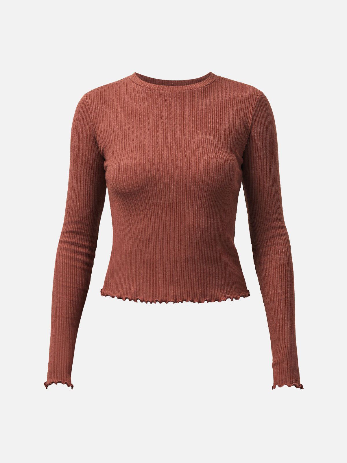 Lettuce Trim Ponte Jacquard Top sold by ogl move product image thumbnail 2