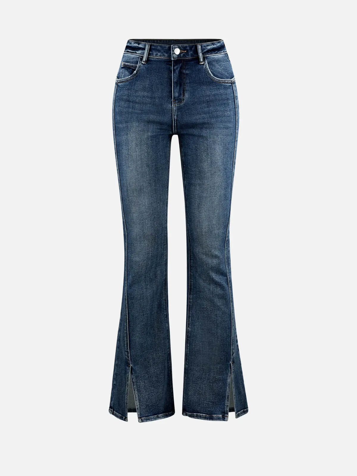 Split-hem Flare Jean sold by ogl move