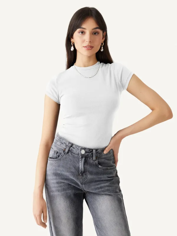 Fresh Cotton Cinch-the-Waist Tee sold by ogl move