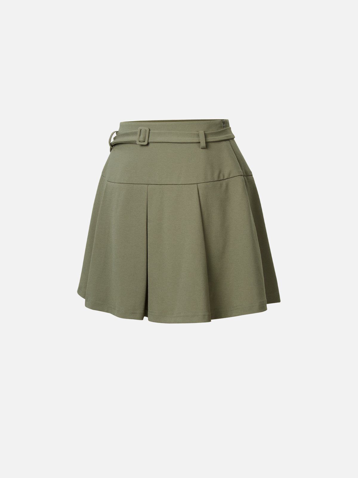 Belted Mid-Rise Pleated Skort sold by ogl move product image thumbnail 7