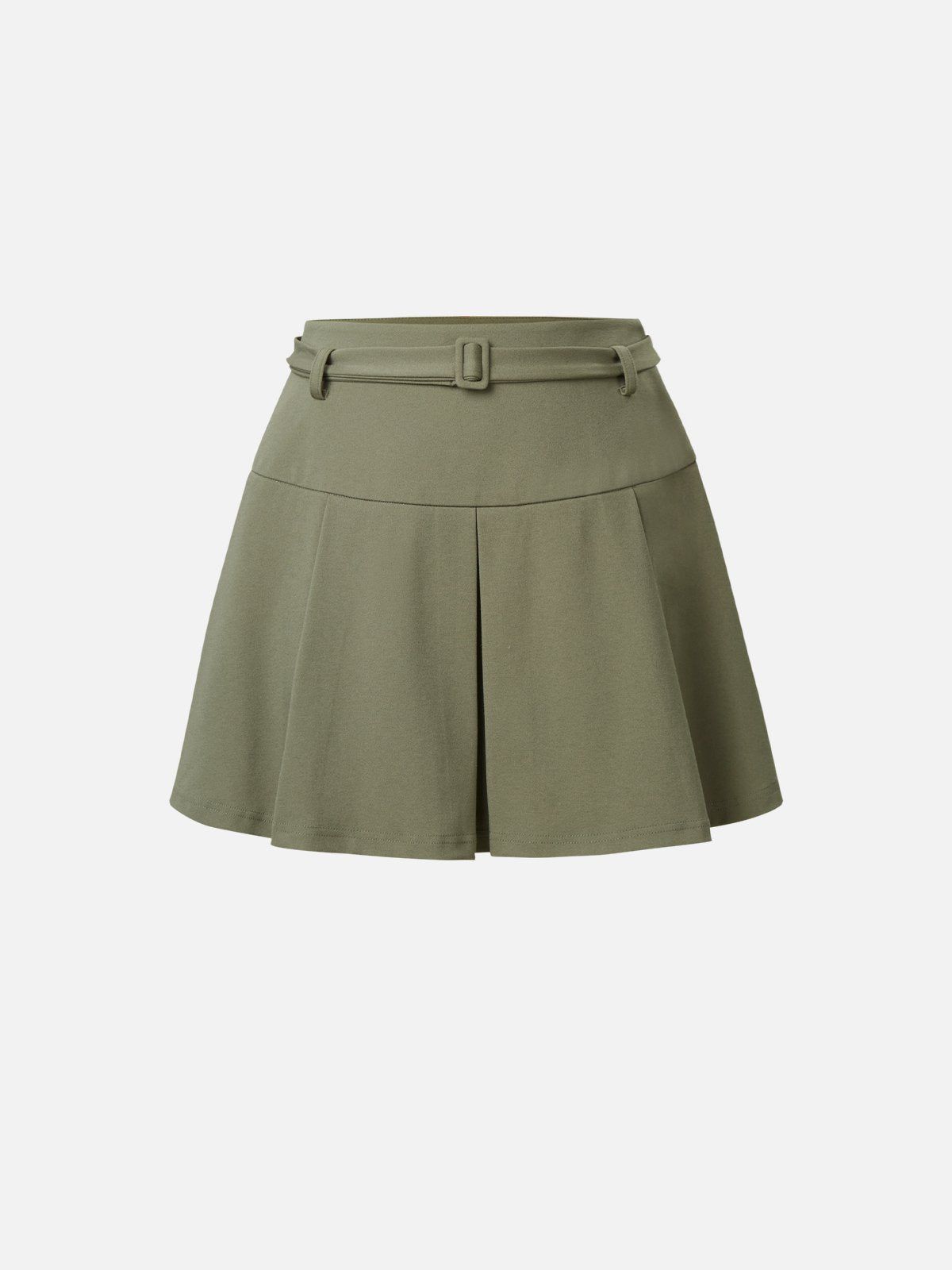 Belted Mid-Rise Pleated Skort sold by ogl move product image thumbnail 6