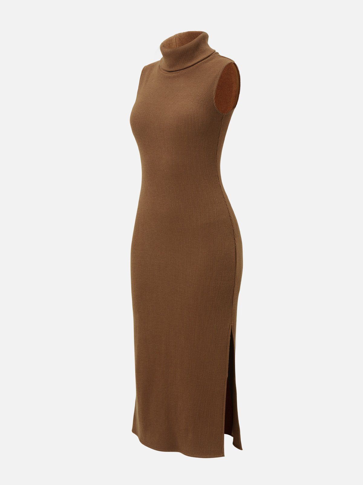 Turtleneck Sleeveless Midi Sweater Dress sold by ogl move product image thumbnail 6