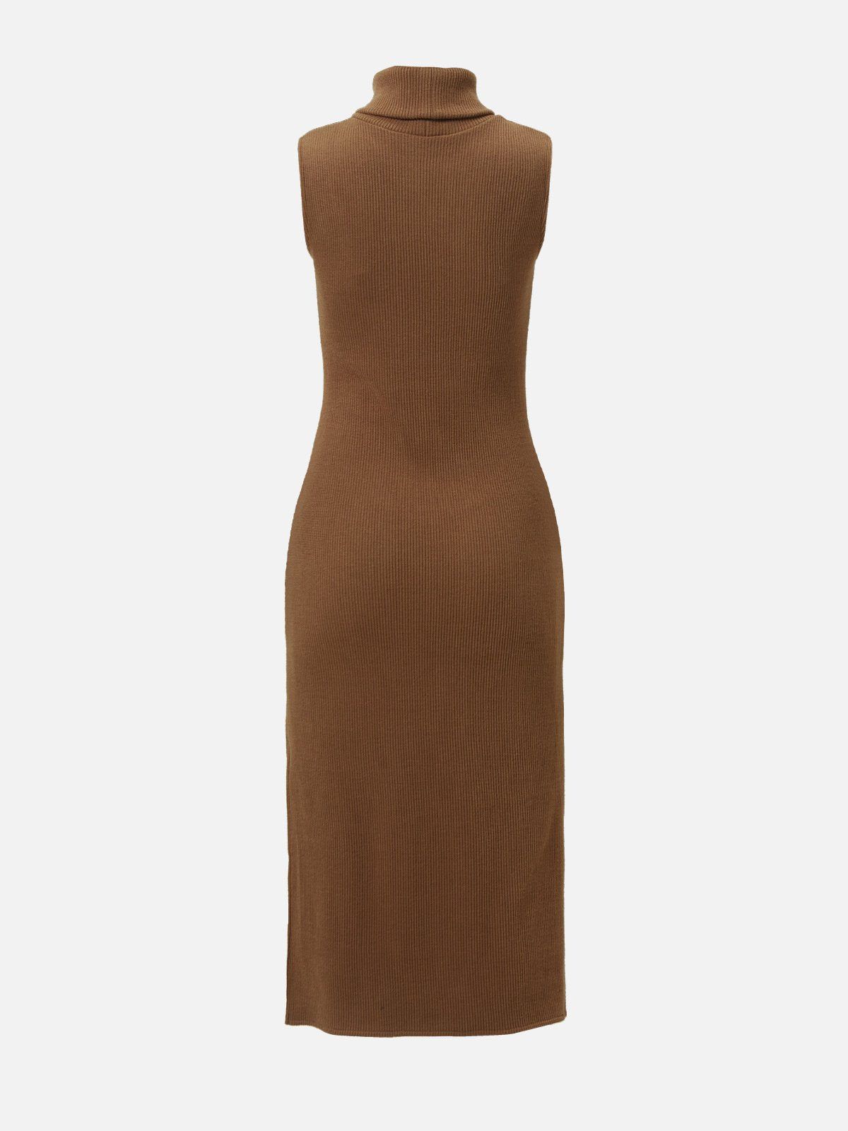 Turtleneck Sleeveless Midi Sweater Dress sold by ogl move product image thumbnail 7