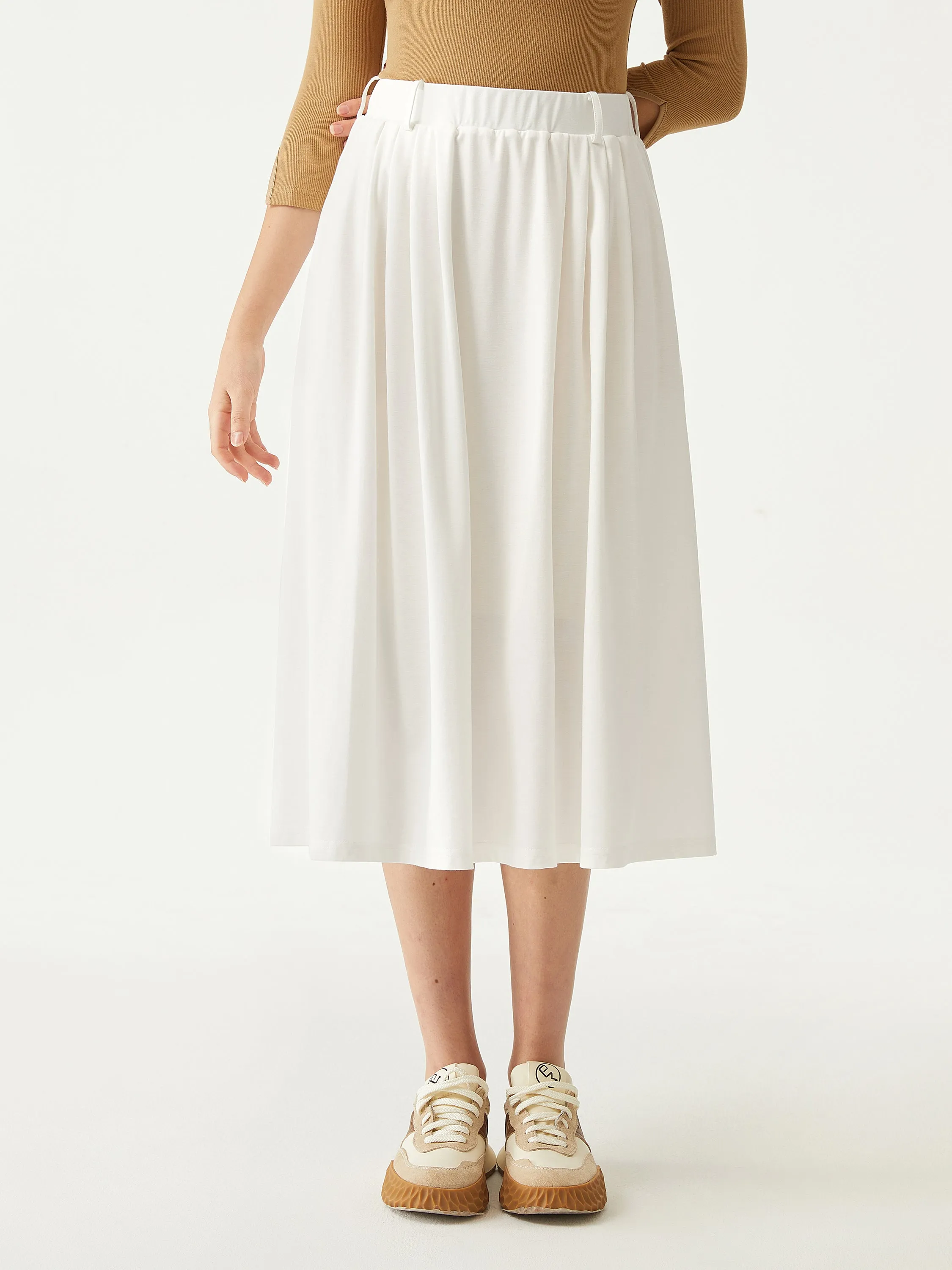 Volume Midi Skirt sold by ogl move