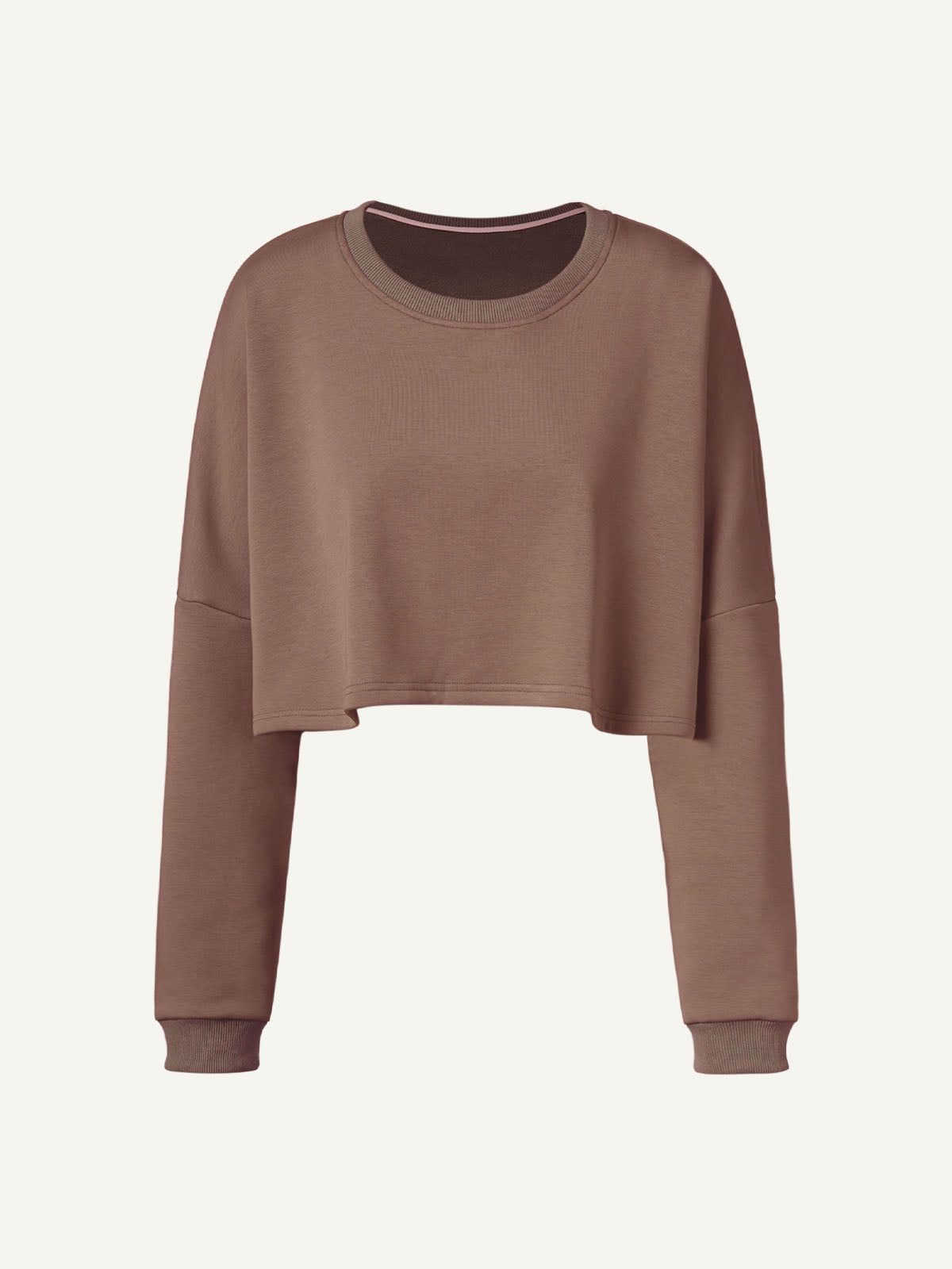 Cropped Fleece Crew Neck Sweatshirt sold by ogl move