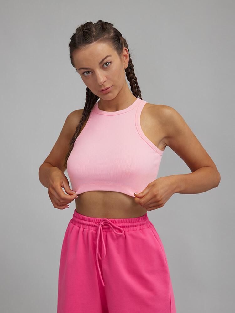 Plantive™ Wood Cellulose Organic Rib Cutaway Tank Top sold by ogl move product image thumbnail 2