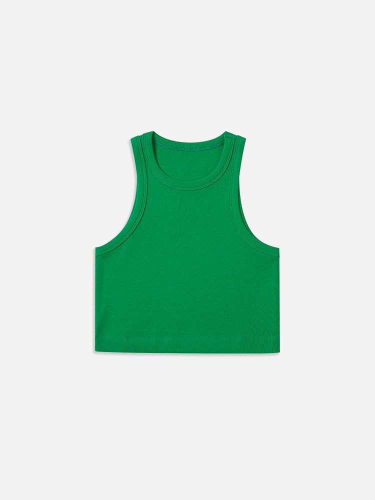 Plantive™ Wood Cellulose Organic Rib Cutaway Tank Top sold by ogl move product image thumbnail 5