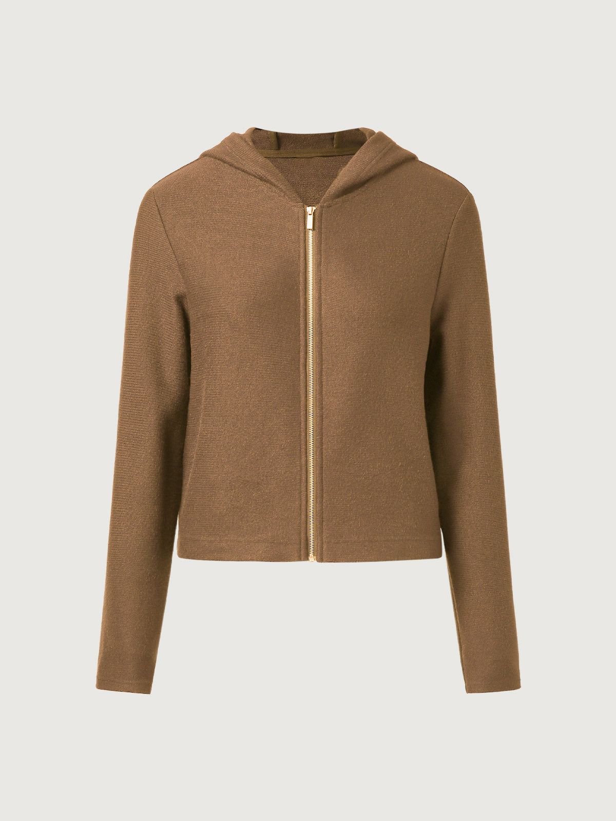 SoftWool Cropped Zip-Up Hooded Jacket sold by ogl move product image thumbnail 10