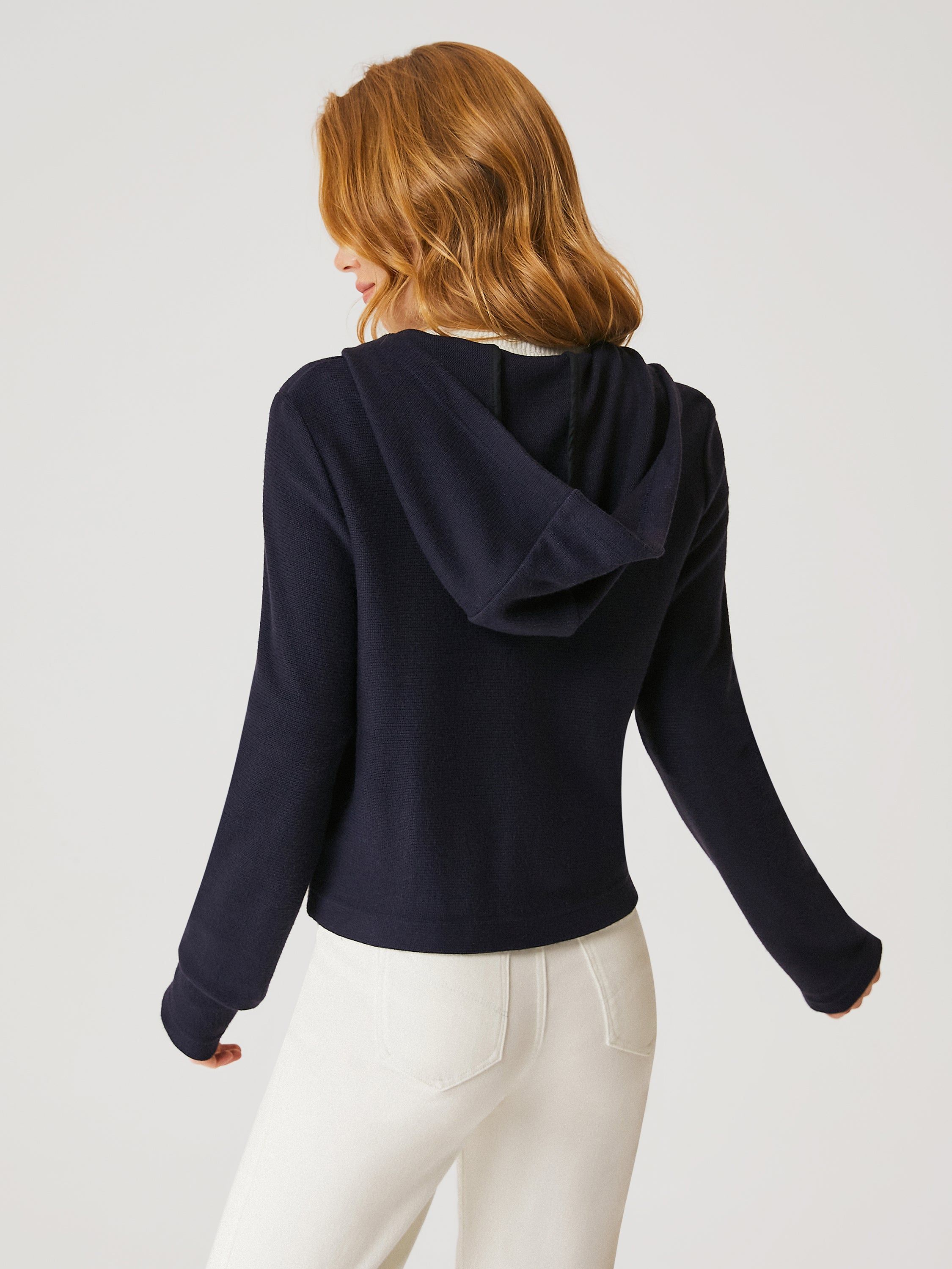 SoftWool Cropped Zip-Up Hooded Jacket sold by ogl move product image thumbnail 6