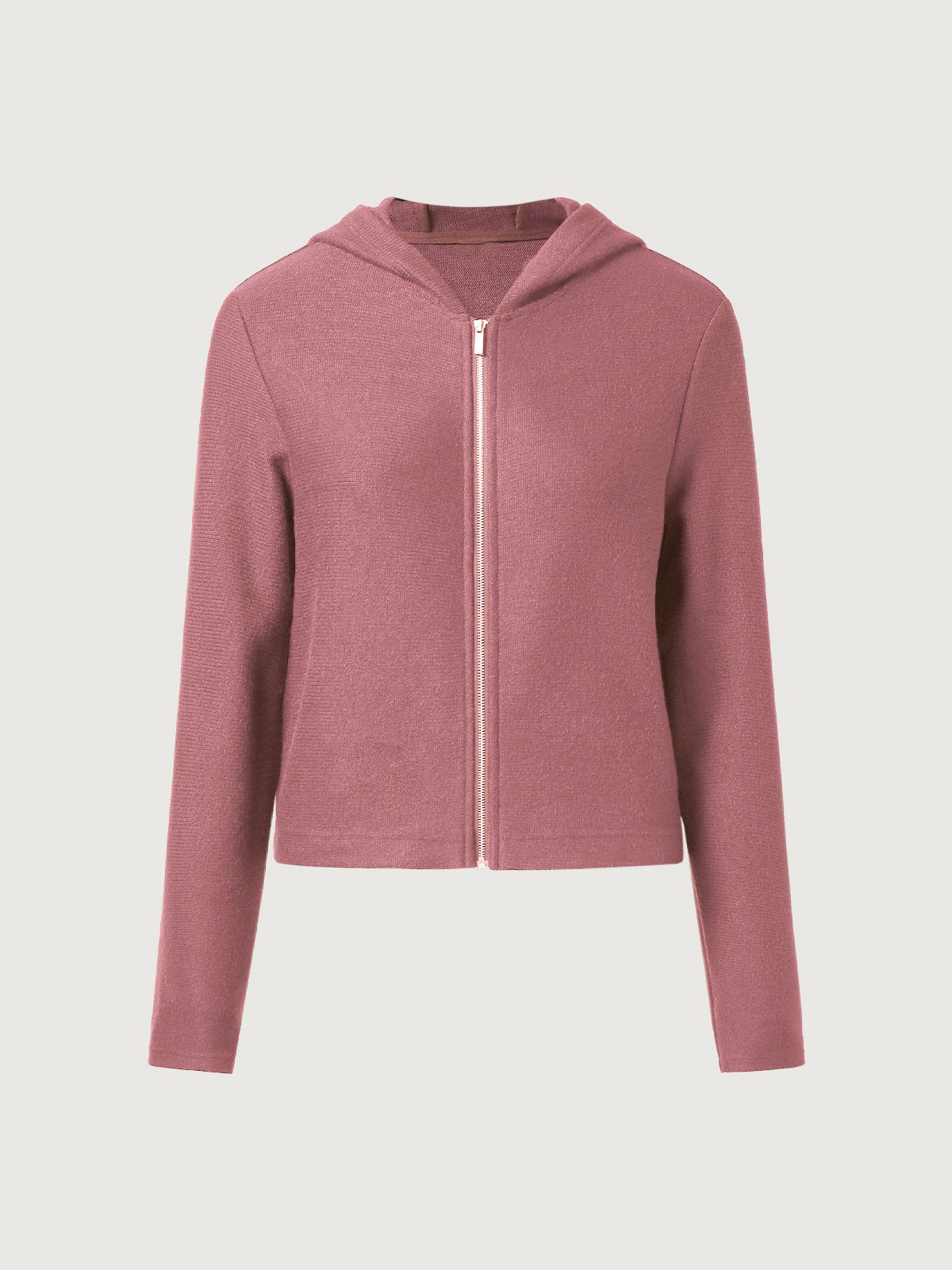 SoftWool Cropped Zip-Up Hooded Jacket sold by ogl move product image thumbnail 11