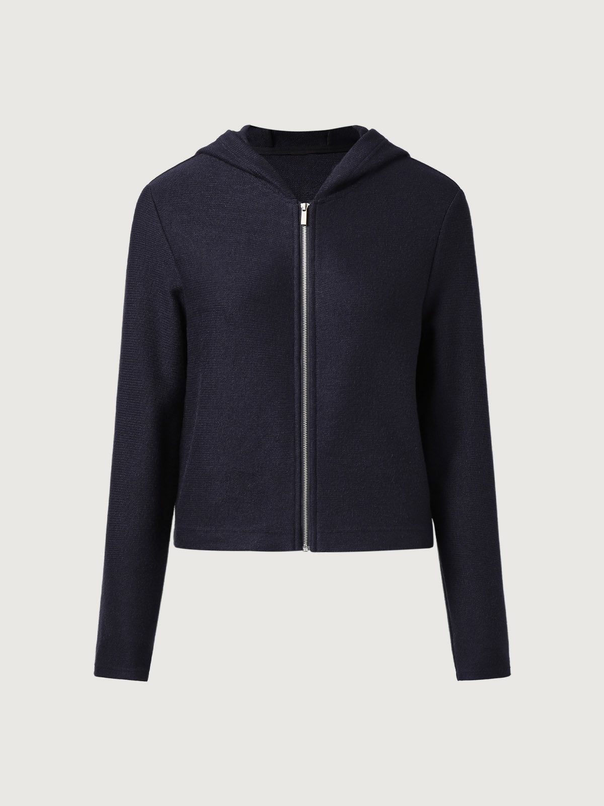 SoftWool Cropped Zip-Up Hooded Jacket sold by ogl move product image thumbnail 2