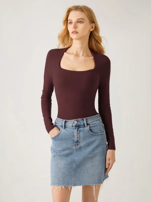 Thermal Brushed Tapered Neck Brami Top sold by ogl move
