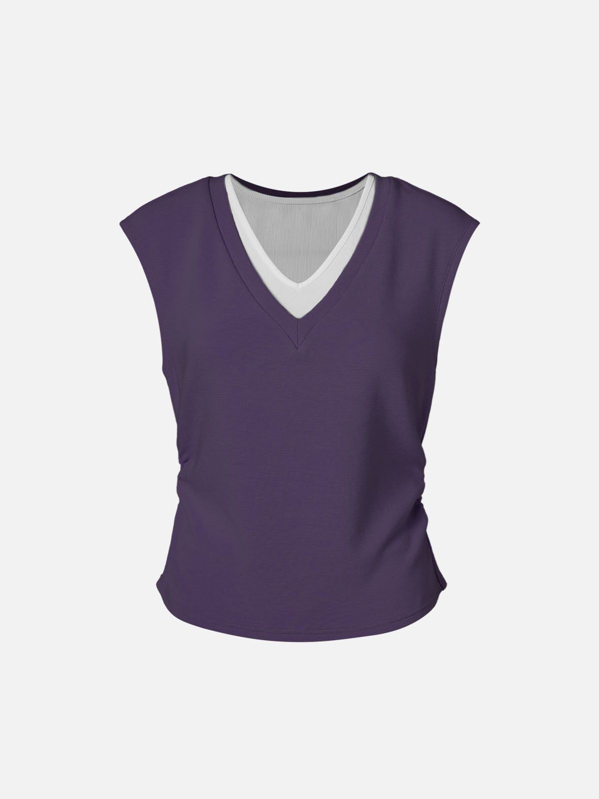 Relaxing Ruched Two-Piece Tank sold by ogl move