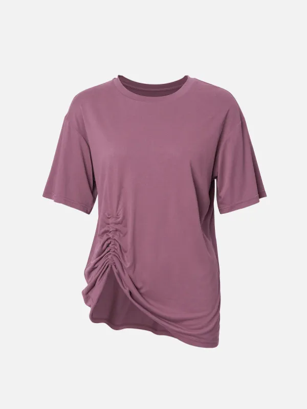 Asymmetrical Relaxing Crew Tee sold by ogl move