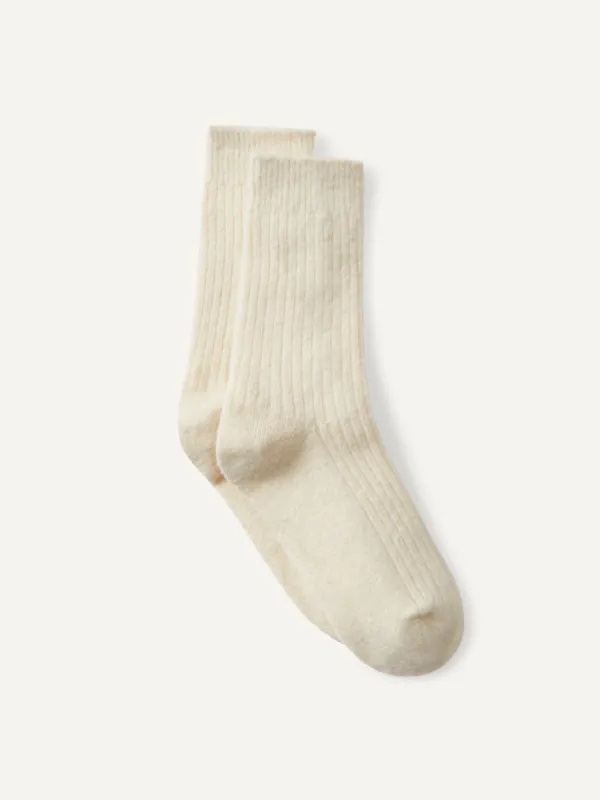 Ribbed Wool Crew Sock sold by ogl move